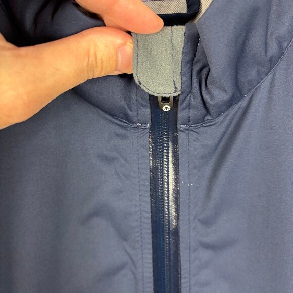 Sunice NEW Onassis Zephal Jacket Blue midnight embossed golf outdoor waterproof - Picture 5 of 15